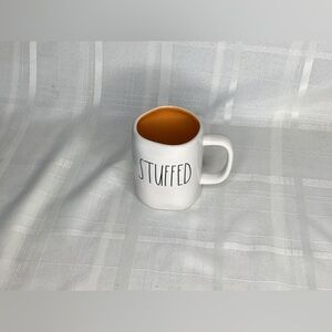 Rae Dunn mug “Stuffed” Magenta NWOT